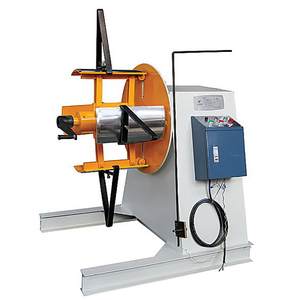 Machine automatique motorisée de déroulage haute performance pour tôles métalliques, vitesse d'alimentation 20 m/min, largeur de matériau max. 200 mm, <span class=keywords><strong>brevet</strong></span>ée - Product Image 1