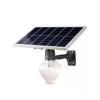 Lampe solaire murale moderne en forme de pêche, étanche, pour jardin extérieur, éclairage décoratif