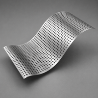 Plaque perforée en aluminium LINSHENG de 2,0 mm, anodisée, pour support de montage de module d'affichage LED