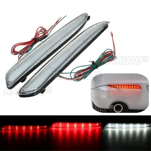 2 ชิ้น 24 LED ไฟสะท้อนแสงท้ายรถ ไฟเบรก ไฟเลี้ยว สำหรับรถมาสด้า 3 ปี 2010-2013 - Product Image 4