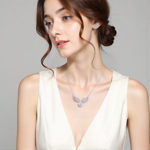 สร้อยคอเพชรเม็ดกลม 2 กะรัต D VVS2 ทอง 14k รุ่น MSN-940 ออกแบบแฟชั่นตามสั่งจาก Messi Jewelry - Product Image 4