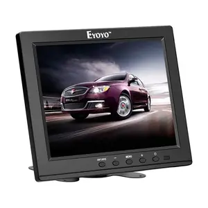 Eyoyo 8 Inch Mini 1024x768 HD CCTV Security Display HDMI Monitor Small LCD Screen with Speakers for Computer PC Laptop