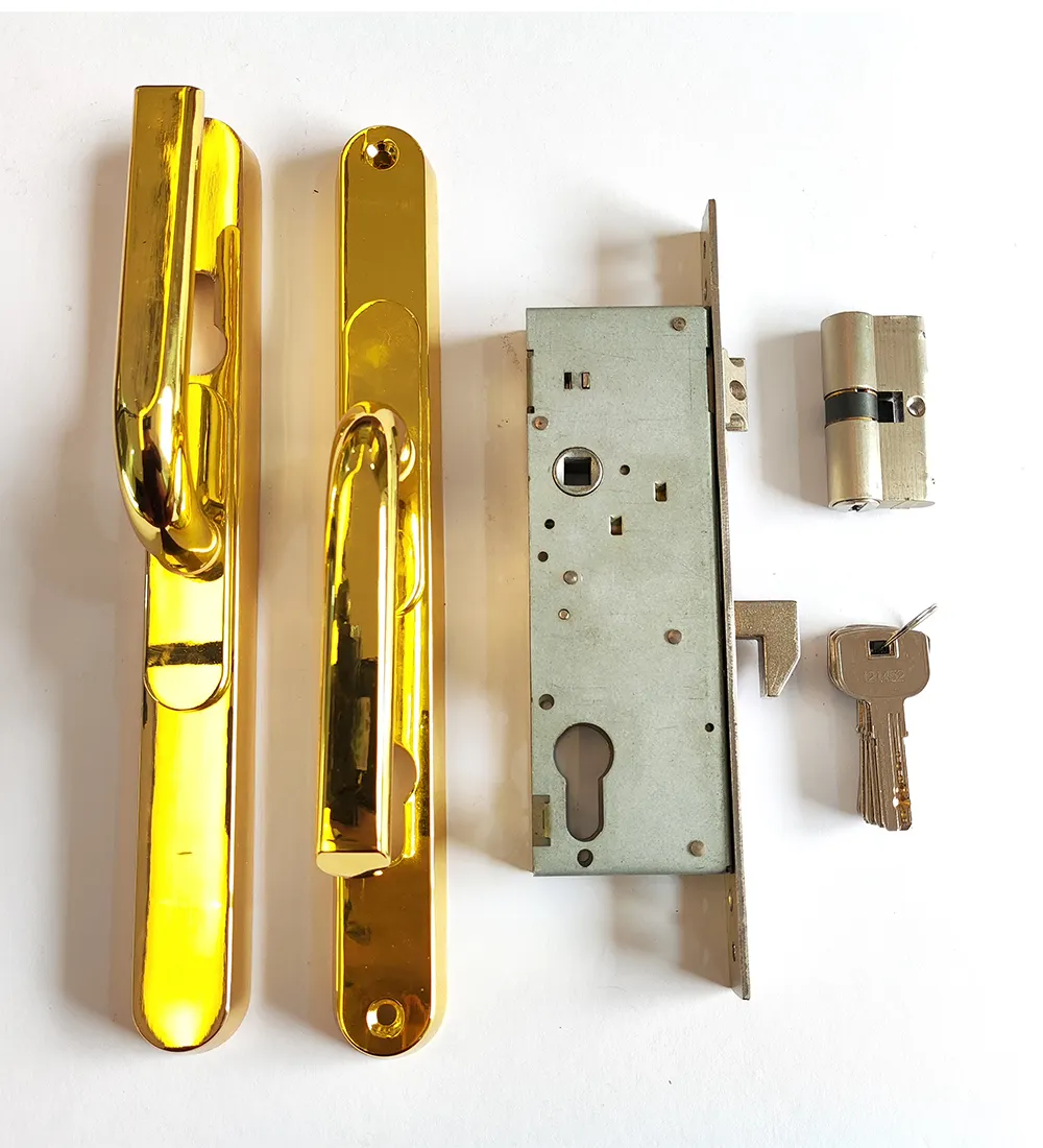 sliding door push up and down latch mortise lock
