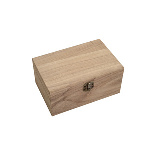 Wooden Storage <b>Box</b> Rectangle 8.5cm Lockable <b>Gift</b> Craft Use - Product Image 5