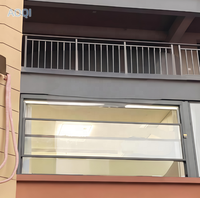 Sistema de Elevación Eléctrico Personalizable, Ventanas Corredizas Verticales de Aleación de Aluminio, Modernas e Insonorizadas para Uso en Villas, Residencias y Oficinas
