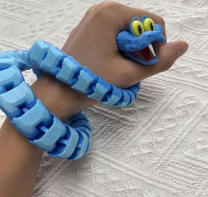 ขายส่งจากโรงงาน ของเล่นงูพิษสีน้ำเงินพิมพ์ลาย 3 มิติ ซูโทเปีย พร้อมไข่งูและตุ๊กตาสำหรับเด็ก - Product Image 1