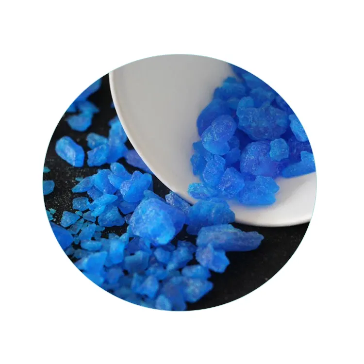 Approvisionnement d'usine cristaux bleus haute pureté 96 98 99% sulfate de cuivre