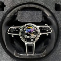 Volant en Alcantara de style ancien amélioré, adapté aux Porsche Cayenne, Boxster, Cayman 987, Panamera, 718, 911, 997, 985, 981 Mk2
