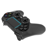 BT Double Shock 4 PC Gamepad sans fil avec manettes de moteur de vibration et contrôleurs de jeu pour PS4 Gaming