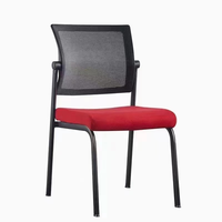 Mobilier de bureau à cadre pulvérisateur en métal, chaises de haute qualité, 6 pièces, vente populaire