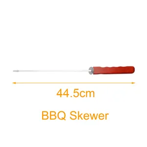 1-BS-3101G spiedini piatti per Barbecue in acciaio inossidabile Set di strumenti per esterni per la torrefazione del Barbecue
