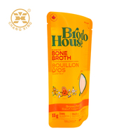 Kleine, voedselveilige, hoogwaardige plastic verpakkingstas met venster, aangepast logo en gravureprint