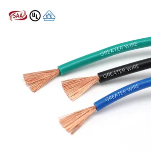 SAA VDE 16mm 25mm 35mm 50mm 70mm 95mm 450/750V H05V-K H07V-K RV PVC listrik 25mm inti tunggal kabel fleksibel