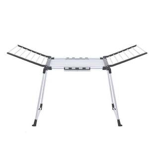 Stendibiancheria Pieghevole Salvaspazio con Due Ali Laterali <span class=keywords><strong>per</strong></span> Vestiti, Asciugamani, <span class=keywords><strong>Biancheria</strong></span>, Uso Interno/Esterno - Product Image 4