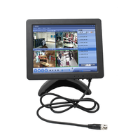 Vente en gros d'usine, écran LCD portable miniature pour ordinateur, 8 pouces, multi-interface, 4:3, écran carré