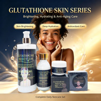 Produits de soin de la peau les plus vendus, ensemble éclaircissant pour la peau au glutathion professionnel, kit de soin de la peau blanchissant, éclaircissant, anti-âge