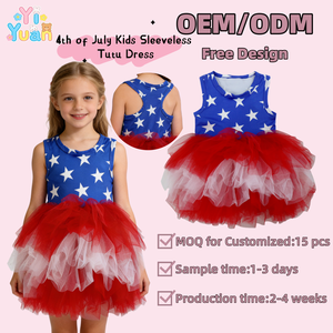 Vestido <span class=keywords><strong>de</strong></span> tutú sin mangas para niños del 4 <span class=keywords><strong>de</strong></span> julio, falda <span class=keywords><strong>de</strong></span> tul con estampado <span class=keywords><strong>de</strong></span> estrellas <span class=keywords><strong>de</strong></span> la bandera americana, traje <span class=keywords><strong>de</strong></span> fiesta para niños pequeños del Día <span class=keywords><strong>de</strong></span> la Independencia - Product Image 1