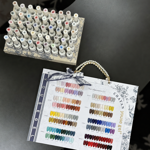 BelloGel ChaYan French Set di Smalti Gel Solidi a Lunga Durata 92 Colori 15ml Collezione Nude Rosso Blu Verde per Professionisti - Product Image 6