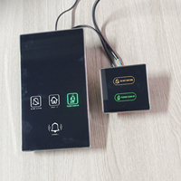 Letrero Personalizado para Puerta de Habitación de Hotel con Número, Timbre, Señal de No Molestar (DND), Control de Acceso, Botón de Limpieza y Timbre de Empujar/Tirar