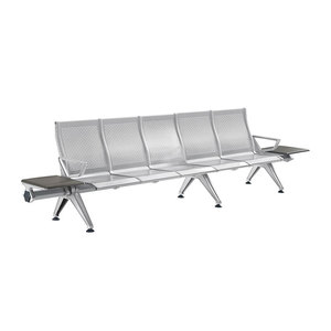 Sillas de Espera Yijiahao de Aleación de Aluminio con Portaequipajes para Uso Público en Exteriores - Product Image 1