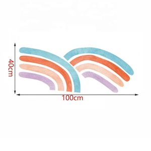 Adesivi da parete colorati arcobaleno autoadesivi da parete personalizzati rimovibili promozionali adesivi da parete per la stanza dei bambini - Product Image 6