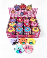 Édition promotionnelle transfrontalière de Noël : Boîte mystère surprise Magic Jellykins Shake, jouet anti-stress souple en forme de chat, lapin, fruit
