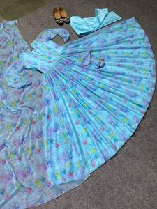 Saree indio estilo Bollywood Glorious Premium Bollywood Sequance Saree bordado trabajo Saree con blusa de diseñador para mujer - Product Image 3