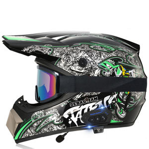 <span class=keywords><strong>Casco</strong></span> de Motocicleta Todoterreno Mejorado Aprobado por VIRTUE DOT con Auriculares <span class=keywords><strong>Bluetooth</strong></span> Integrados, Venta al por Mayor desde China - Product Image 1