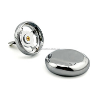 Diffuseur de parfum rond en métal de haute qualité pour voiture, clip de ventilation, désodorisant pour voiture