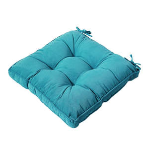 18x18インチ屋内/屋外キッチンダイニングチェアクッションコーヒーパティオチェアパッドネクタイ付き腰椎枕 & シートクッション - Product Image 2