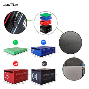 กล่องกระโดดเล่นยิมนาสติกแบบ plyometric ทำจากโฟมฝึกความแข็งแรง4-in-1ส่งตรงจากโรงงาน - Product Image 2