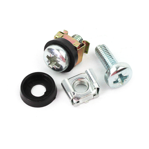 Tùy chỉnh hoặc M6 lồng Nut & Ốc vít U clip-<span class=keywords><strong>nuts</strong></span> Set Pan đầu vít kẽm mạ - Product Image 2