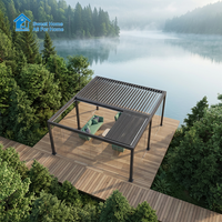 Pergola rétractable en aluminium Sweet Home, de haute qualité, installation facile, abri motorisé imperméable pour jardin, piscine, terrasse