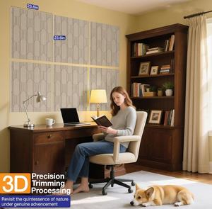 Meilleures ventes d'usine - Panneaux acoustiques décoratifs pour murs - Panneaux absorbants du son en polyester pour l'enregistrement et les studios <span class=keywords><strong>à</strong></span> domicile - Product Image 5