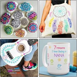 MultiColor <strong>Sharpie</strong> Paint Marker Waterproof <strong>Ultra</strong> <strong>Fine</strong> <strong>Point</strong> 0.4mmmm Permanent Art Dust-free Marker Pen - Product Image 4