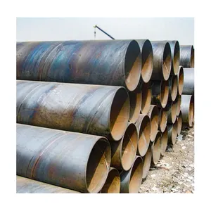 High Quality Q235 Ss400 S235jr S235jo S235j2 X42 Spiral Carbon Steel Pipes Q235b Welded Tube Seaside Construction SSAW Drilling