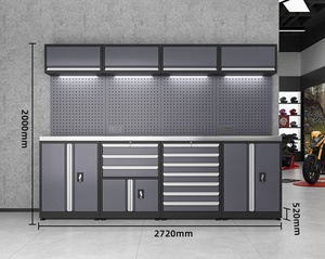 Customizable Heavy-Duty <b>Metal</b> Combination <b>Tool</b> <b>Cabinet</b> High Quality Multifunctional Furniture for Hardware Maintenance Workshops - Product Image 1