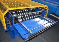 Machine de formage à froid de tôles de toiture en acier galvanisé à grande vitesse, machine à former des tôles ondulées pour la fabrication de tôles de toiture