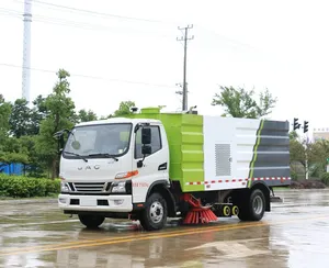 JAC 5ton Road Cleaning Sweeper Truck with Road Sweeping Dust Suction