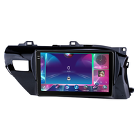Lecteur multimédia de navigation de voiture Android 13 pouces 8 core 4 + 64gb pour Toyota Hilux revo RHD 2016-2018 GPS WIFI lecteur DVD de voiture