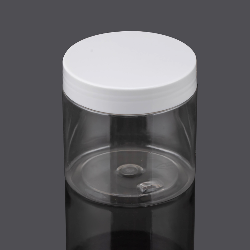 White Pattern Plastic Bottles Screw Cap for Cream Lotion Stock Cosmetic Packaging Containers for Skin Care Products PP Base Body