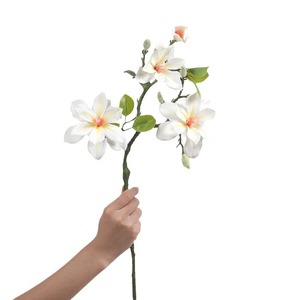 Decoraciones Realistas de Magnolia, Arreglos Florales de Alta Gama para Sala de Estar y Comedor, Flores Artificiales Premium - Product Image 5