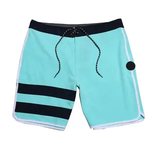 Latest style soft fabric men casual blank board shorts wholesale nylon swim trunks