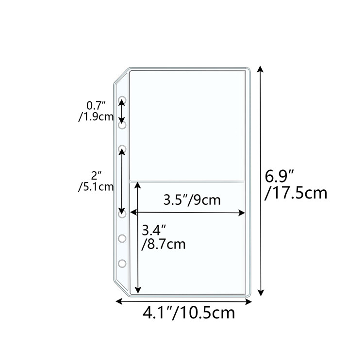 A6 - One Side 1 Pocket One Side 2 Pockets