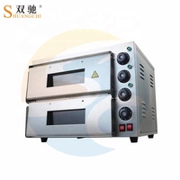 Four à pizza électrique à double couche commerciale professionnelle nouvelle machine intégrée pour la cuisson 220V pour le maïs et les fruits à vendre