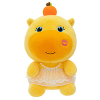Paires de peluches Capybara LuLu pour mariage, figurines de mariée, jouets en peluche de mariage en gros, 14 ans et plus