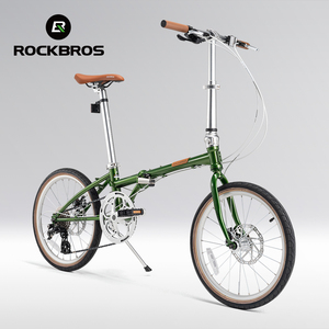 Xe đạp gấp ROCKBROS, xe đạp gấp di động 20 inch, 8 tốc độ, khung thép Cromoly chất lượng cao, xe đạp gấp mini - Product Image 1