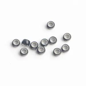 H-431 Aluminium Ring Mit Silikon Mikro Ringe Rohre Links Perlen Für Spitze Haar Verlängerung Werkzeuge