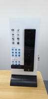 Lector de tarjetas RFID y código QR Escaneo Límite de tiempo Cerradura de hotel sin llave Hecho de aleación de zinc duradera
