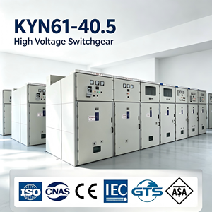 Appareillage de distribution électrique haute tension série KYN, entièrement isolé IP4X, personnalisé, homologué ISO CE, 28KV 40.5KV, haute sécurité - Product Image 1
